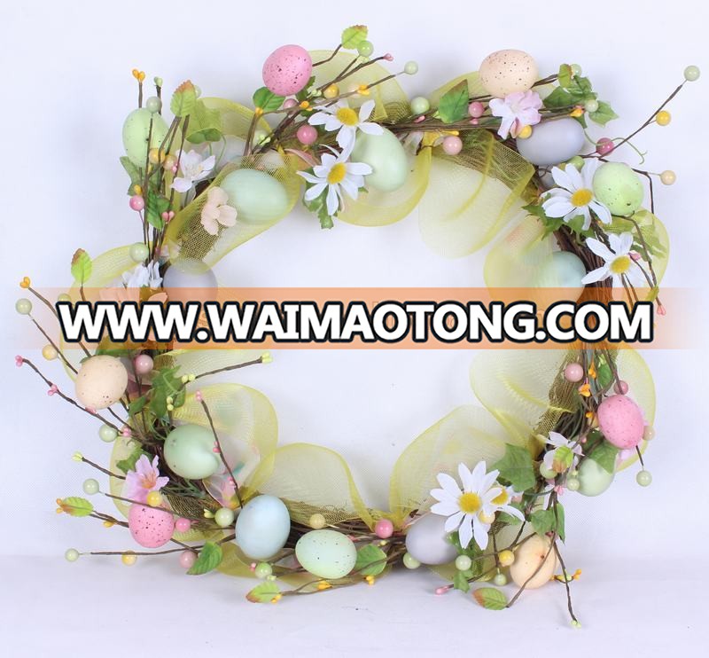 hot selling easter egg wreath decorations