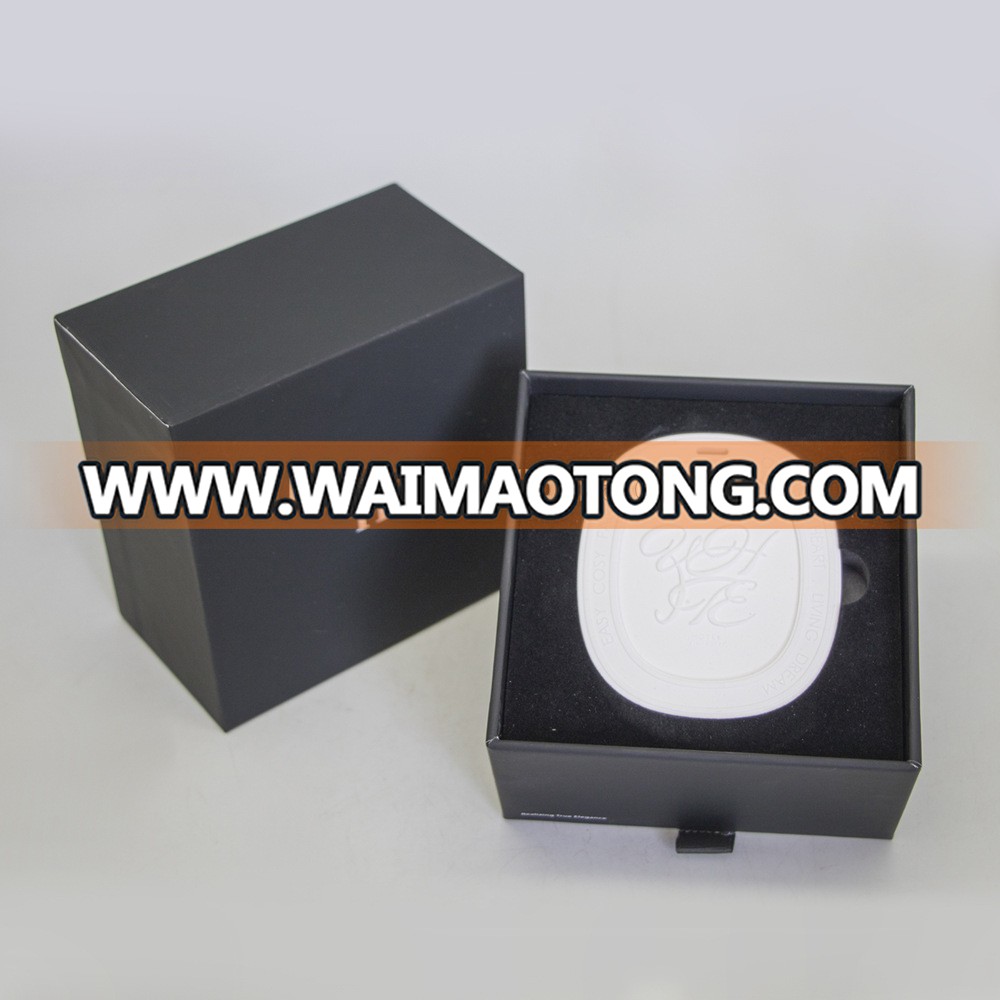 OEM custom scent tester perfume aroma scented plaster ceramic scented stone