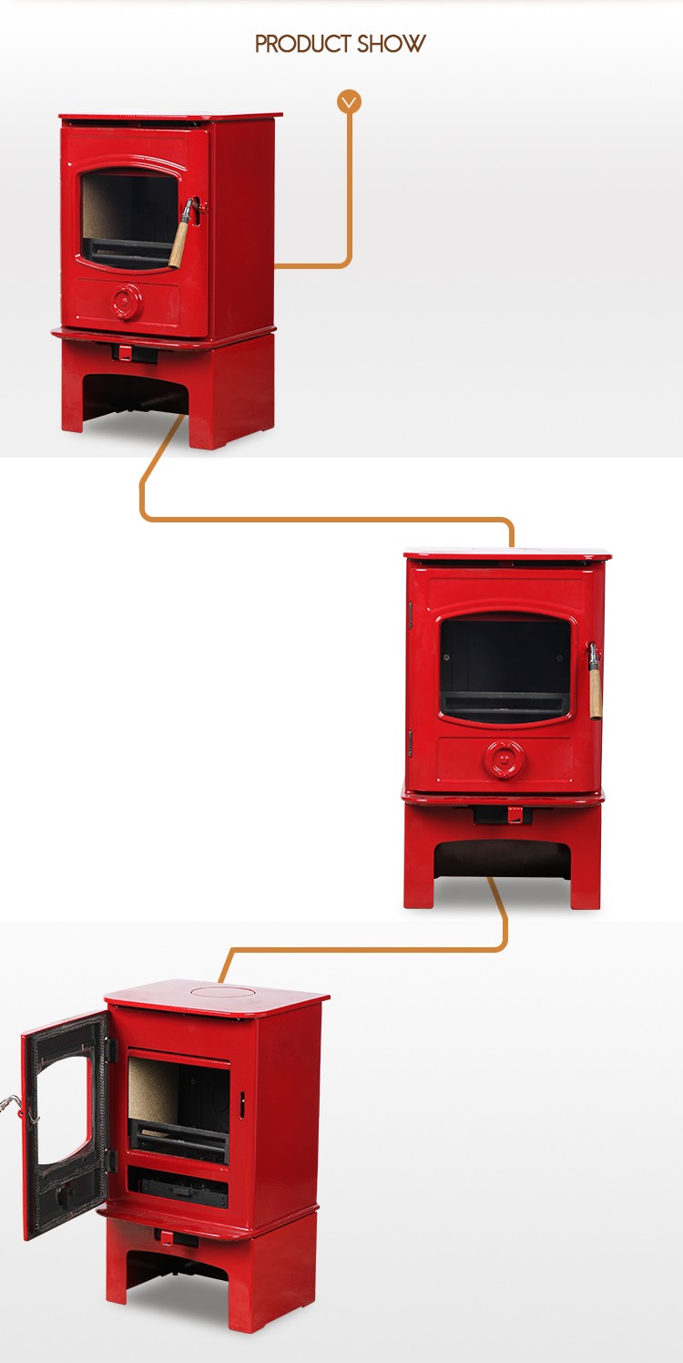 CE certification New design excellent red wood stove HF905UAE