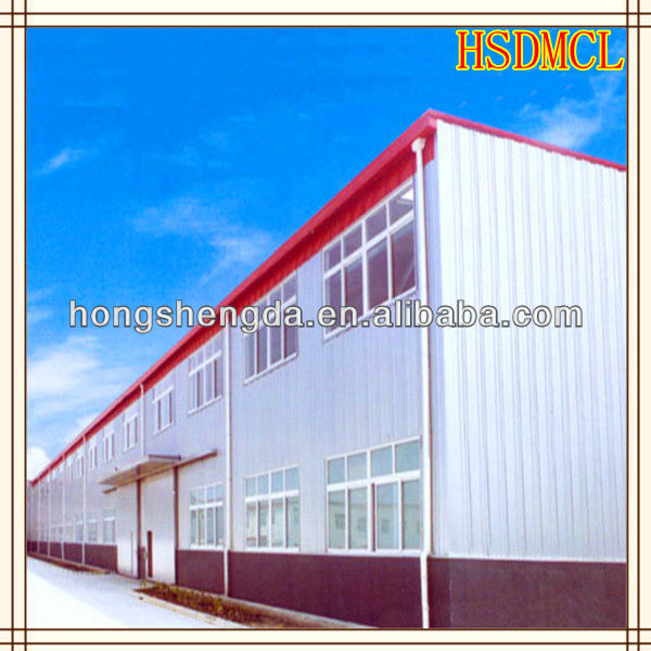 A large steel plant, warehouse, workshop made in HSD on china