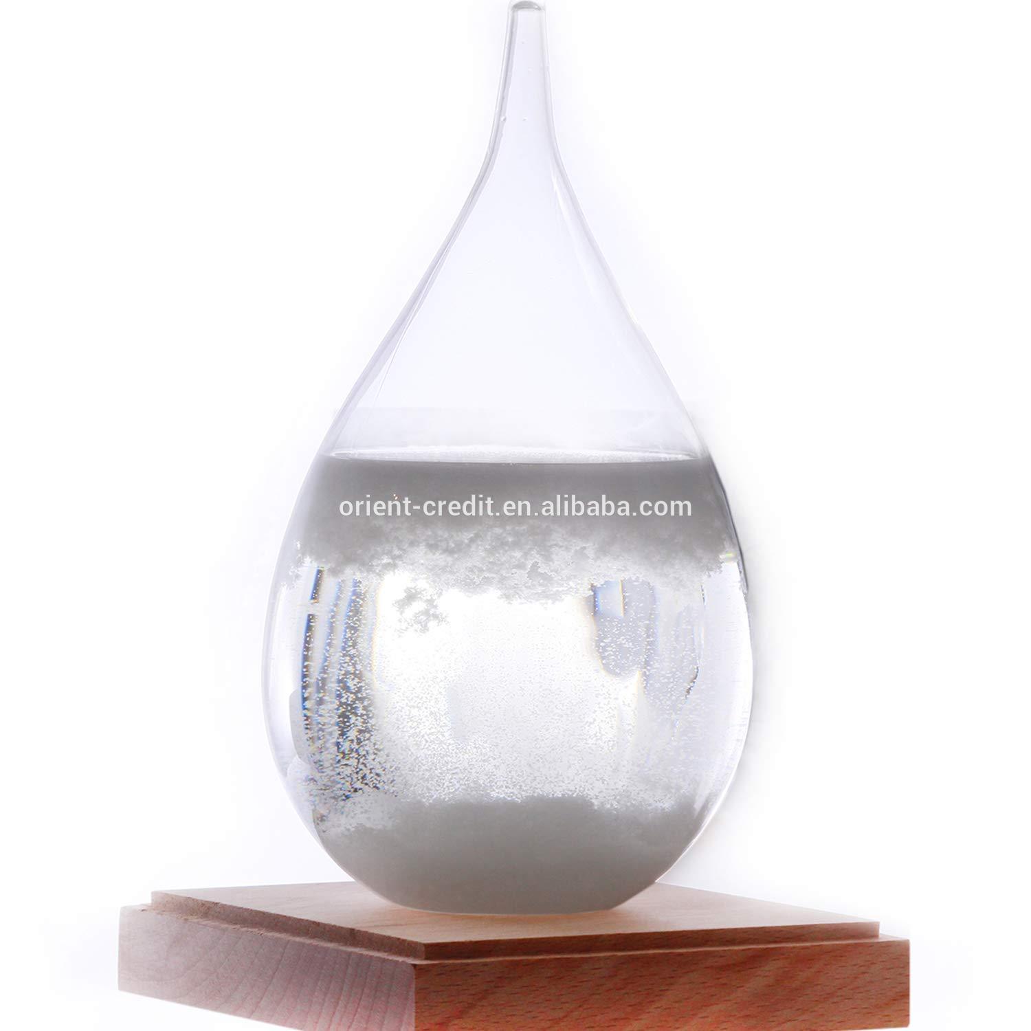 Storm Glass Weather Predictor - Weather Glass Predictor 2 in 1 Set