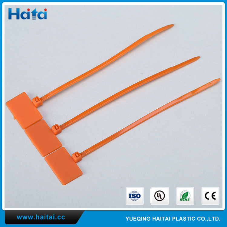 Haitai Cable Wire Electrical Heat Resistant Plastic Marker Nylon 66 Cable Tie