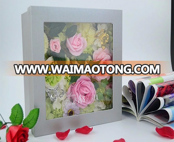 Mother's day gift colorful artificial flower soap carnation flower