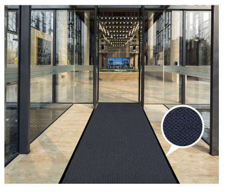 PVC loop down corridor carpet entry door mat dust - proof pad to be customized.