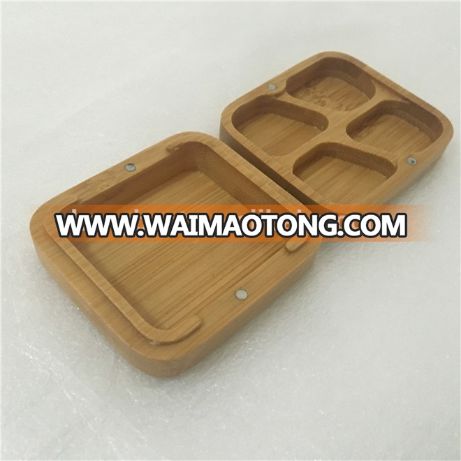 High End Luxury Wooden Tea Presentation Box with Magnetic Lid for Bag and Tin Packaging