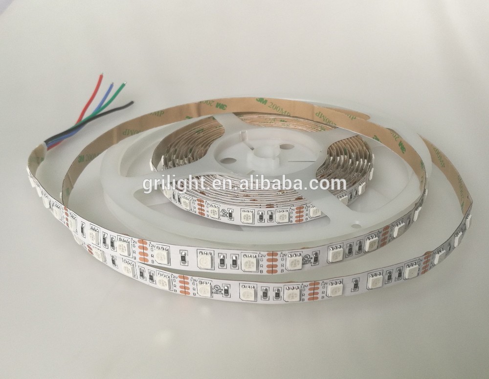 High quality full color rgb smd5050 ul listed magic led strip