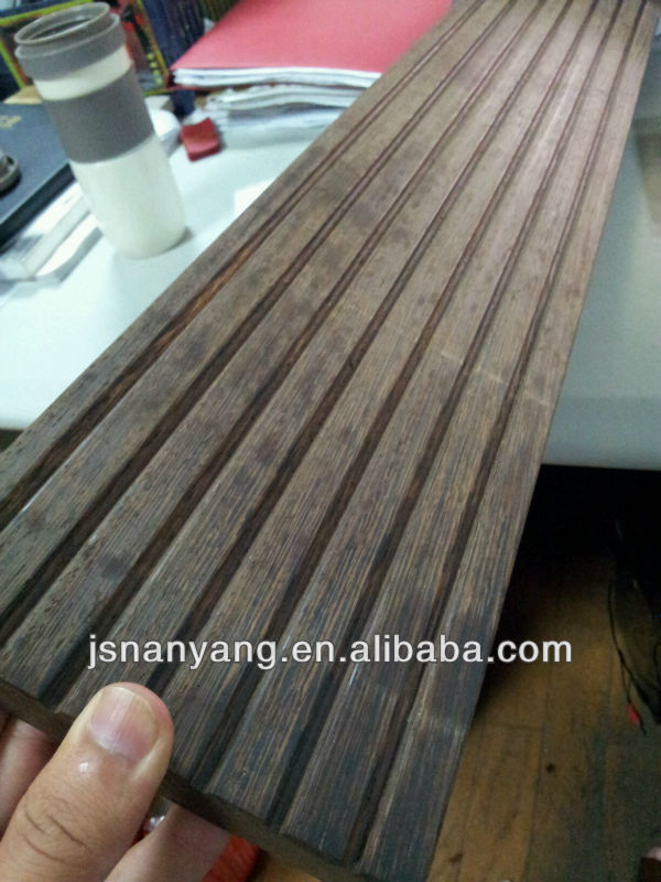 Wenge outdoor wood deck