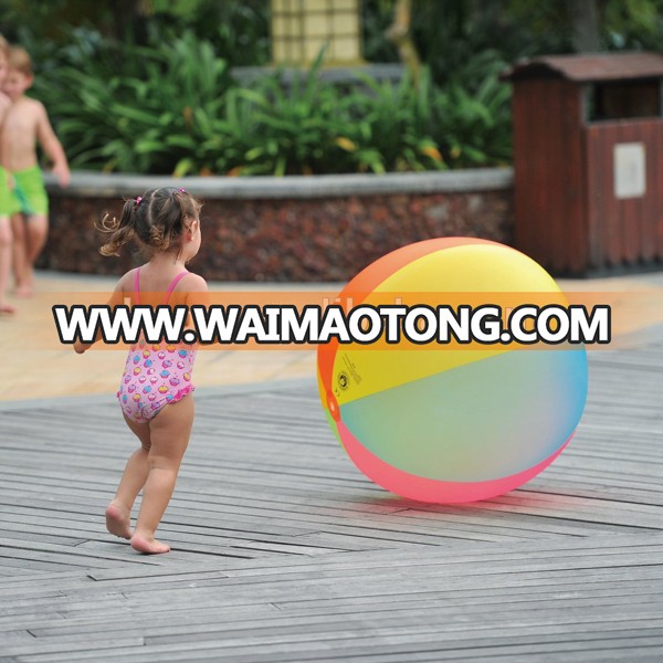 42 inch Inflatable Glossy Big Panel Colorful Giant Beach Ball