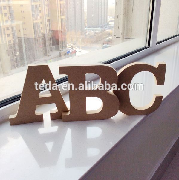 2015Teda MDF hanging alphabet letters