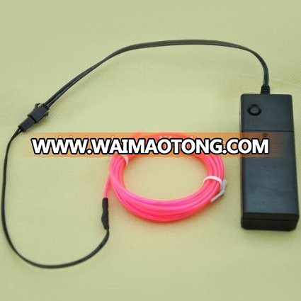 glowing electroluminescent wire for party, car, clothes decoration