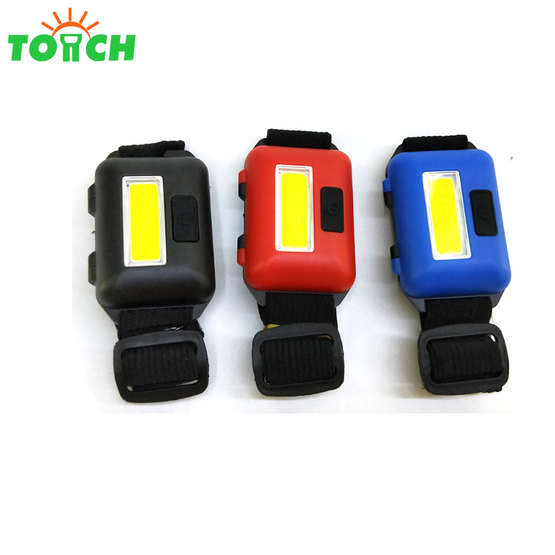 cheap mini cob headlight ABS plastic small led headlamp for camping