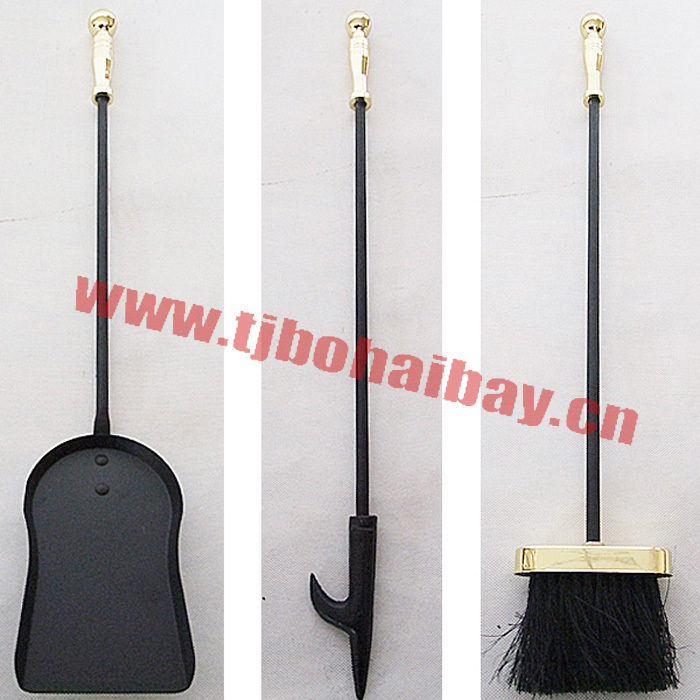 Elegant fireplace tool accessories