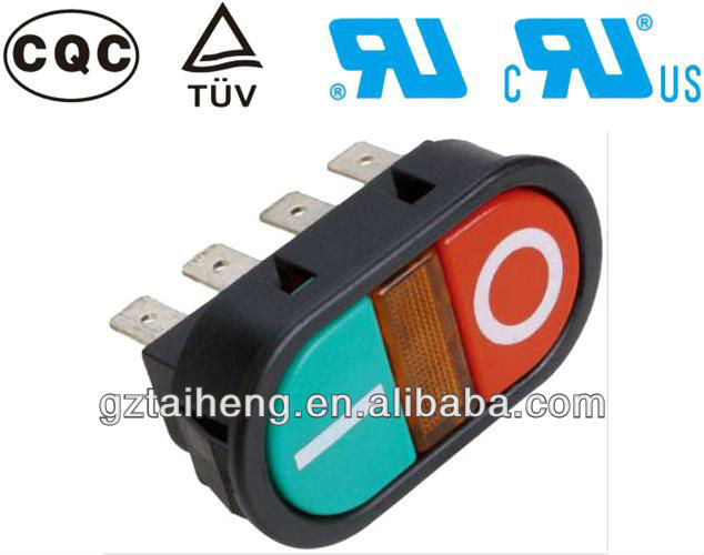 taiheng push button switch15A 125VAC