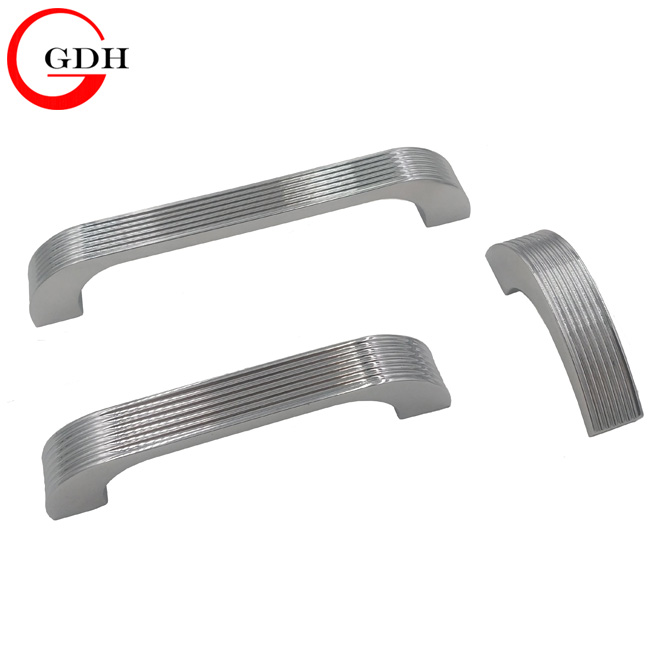 Furniture cabinet flat drawer zinc cabinet handles