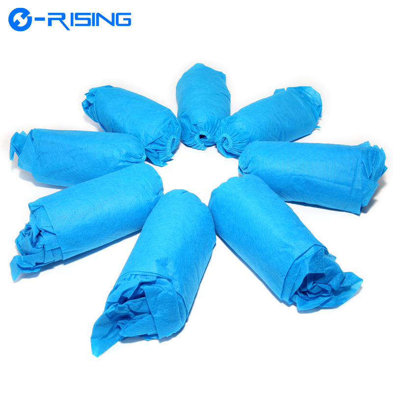 Hot Sale Blue Disposable Nonwoven Shoe Cover For Cleanroom Workshop