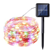 Christmas Lights Outdoor 21ft 50 LED Solar String christmas decoration led light for Home Wedding Party Decoration