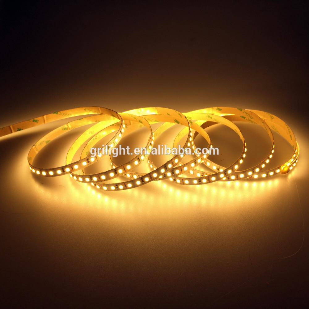 High quality 2700k 2500k 24w per meter dc12v ul listed led strip for usa and ca