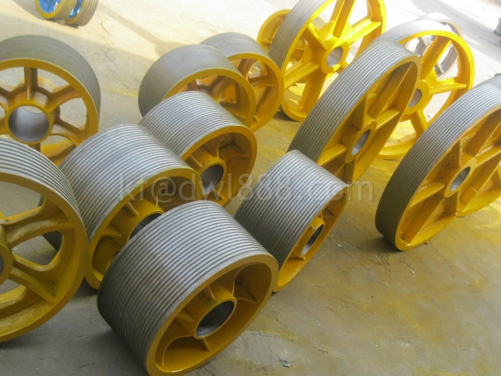 MITSUBISHI Elevator Traction Wheel 620*12*6/OEM Surface polishing elevator security accessories Traction Wheel/, elevator wheel