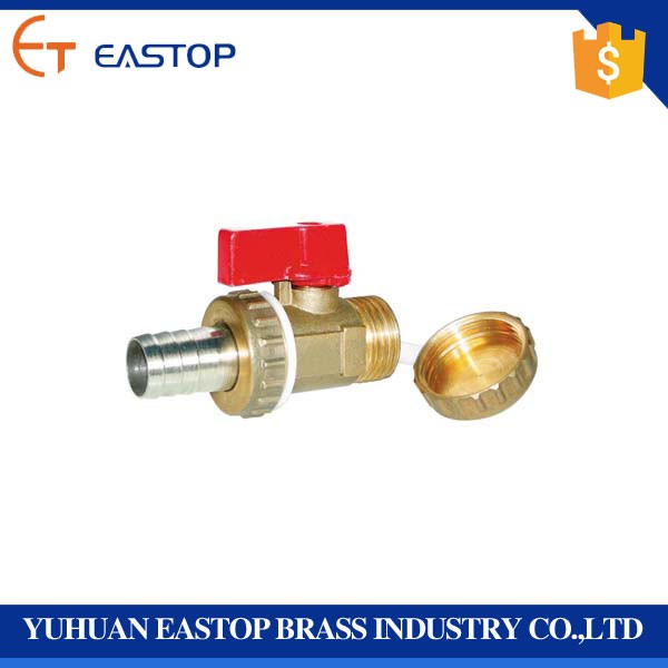 High Quality Brass gas Ball Valve supplier with handle brass color