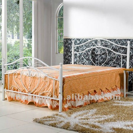 top-selling classic white wrought iron bed frame