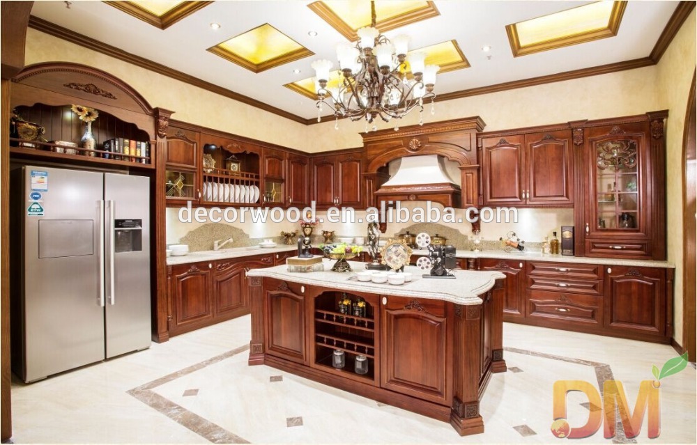 Modular American standard solid wood kitchen cabinet customize