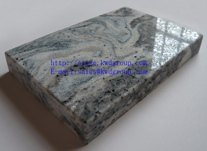 Artificial Engineering Quartz Stone Quartz Countertop Black color