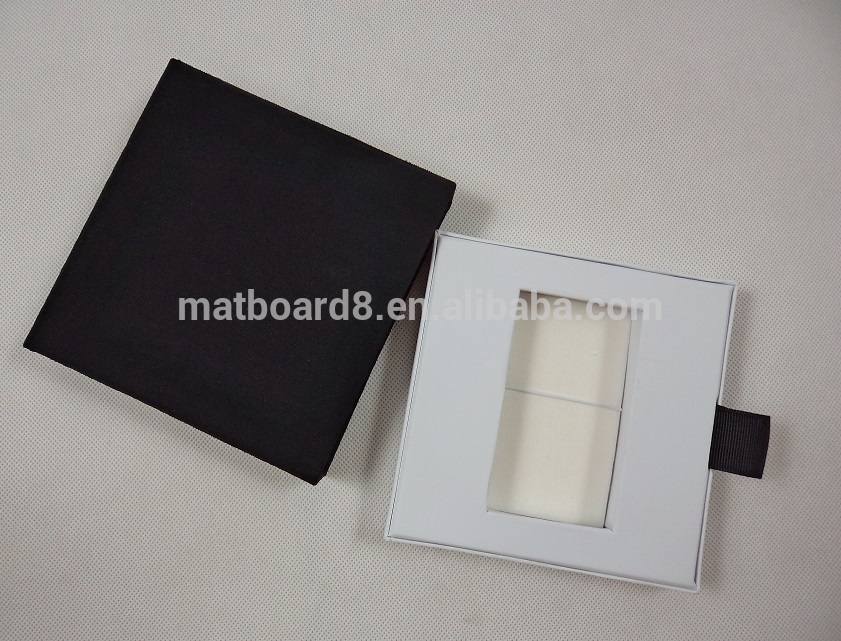 High quality stylish USB Box /holder in black fabric