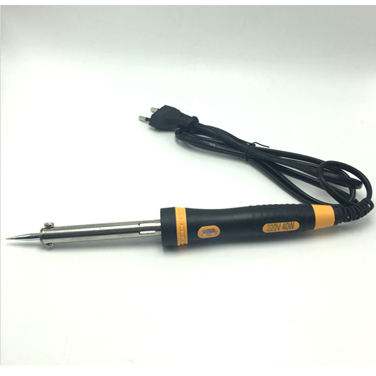 Portable adjustable temperature soldering iron goot