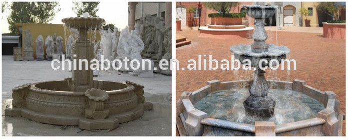 outdoor high quality hand carved stone water fountain