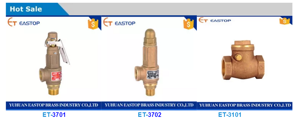 spring full lift thread connection brass forging control high pressure reduce relief air safety valve for boiler steam