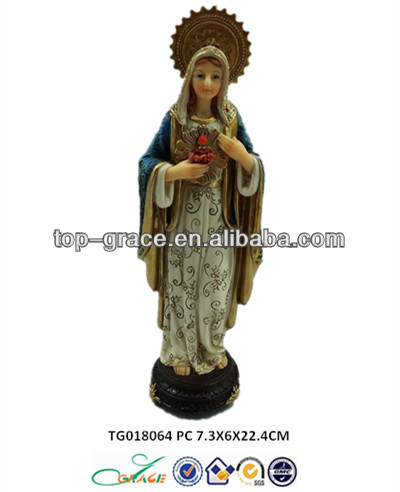 plolyresin virgin Mary statues