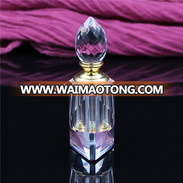 10ml square perfume glass bottle factory crystal oil bottle