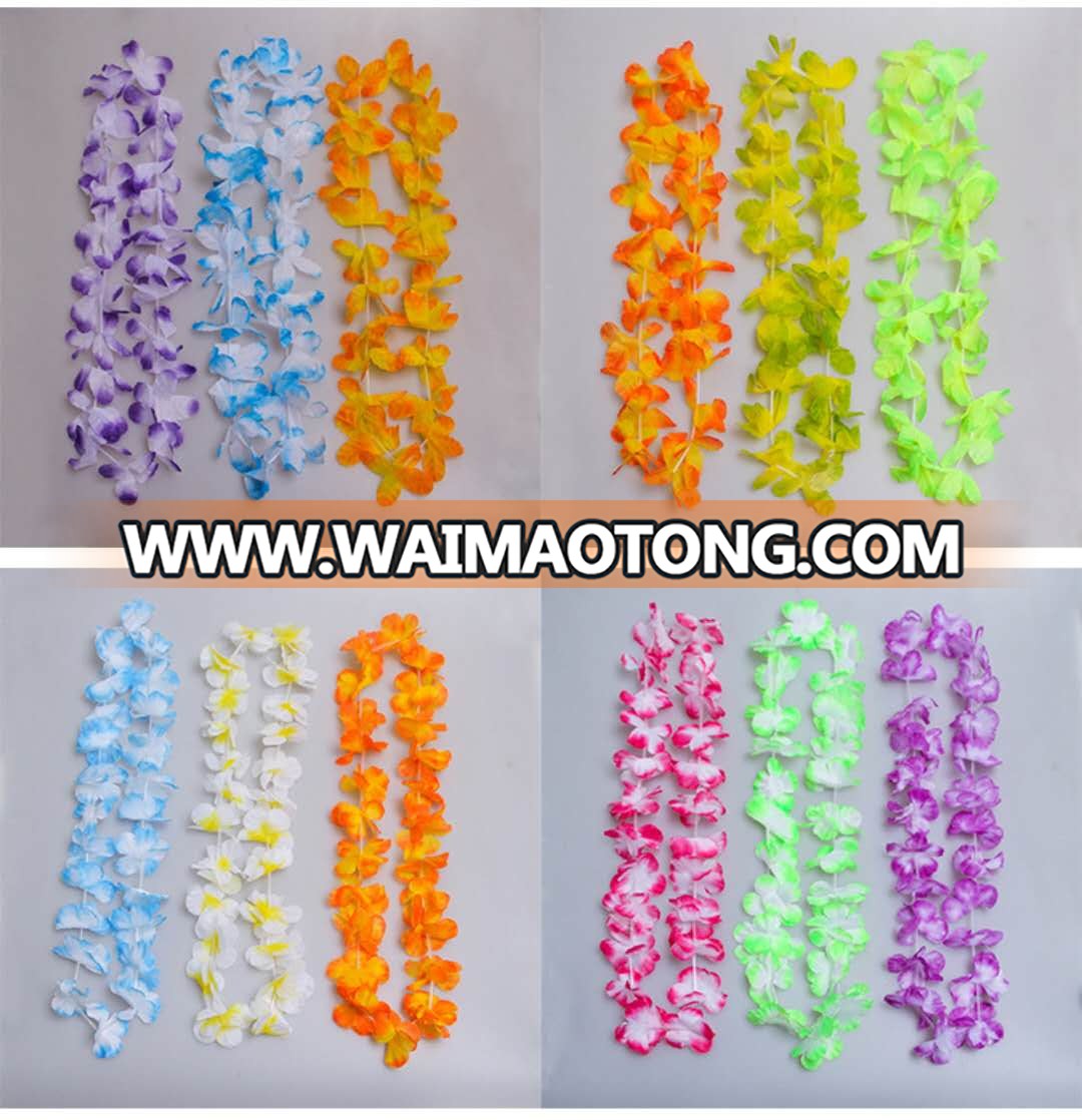 Wholesale Silk Hawaiian Necklace 50 Leis Party Decoration