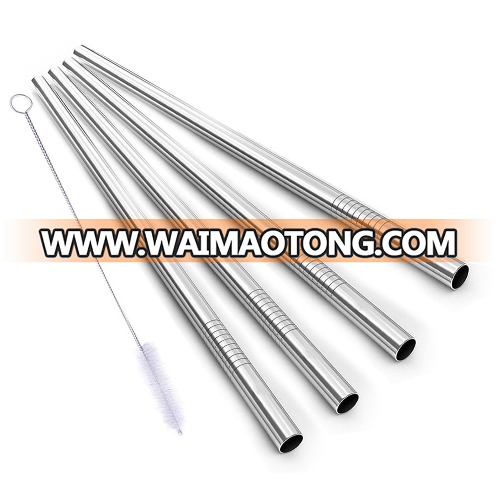 Eco Friendly Reusable Metal Stainless Steel Straw Set