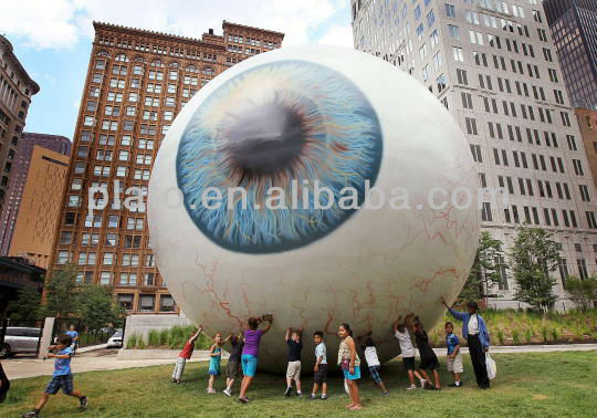 New design big inflatable simulation eyeball balloon for event