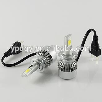 original C6 car led headlight COB chip super bright H7 36W 3800Lumen