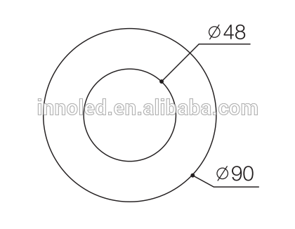 Inno-tech 5 w spotlight Dimmable Downlight High Quality COB LED ceiling down light