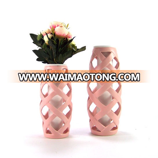 Good quality decorative custom ceramic porcelain vases wholesale