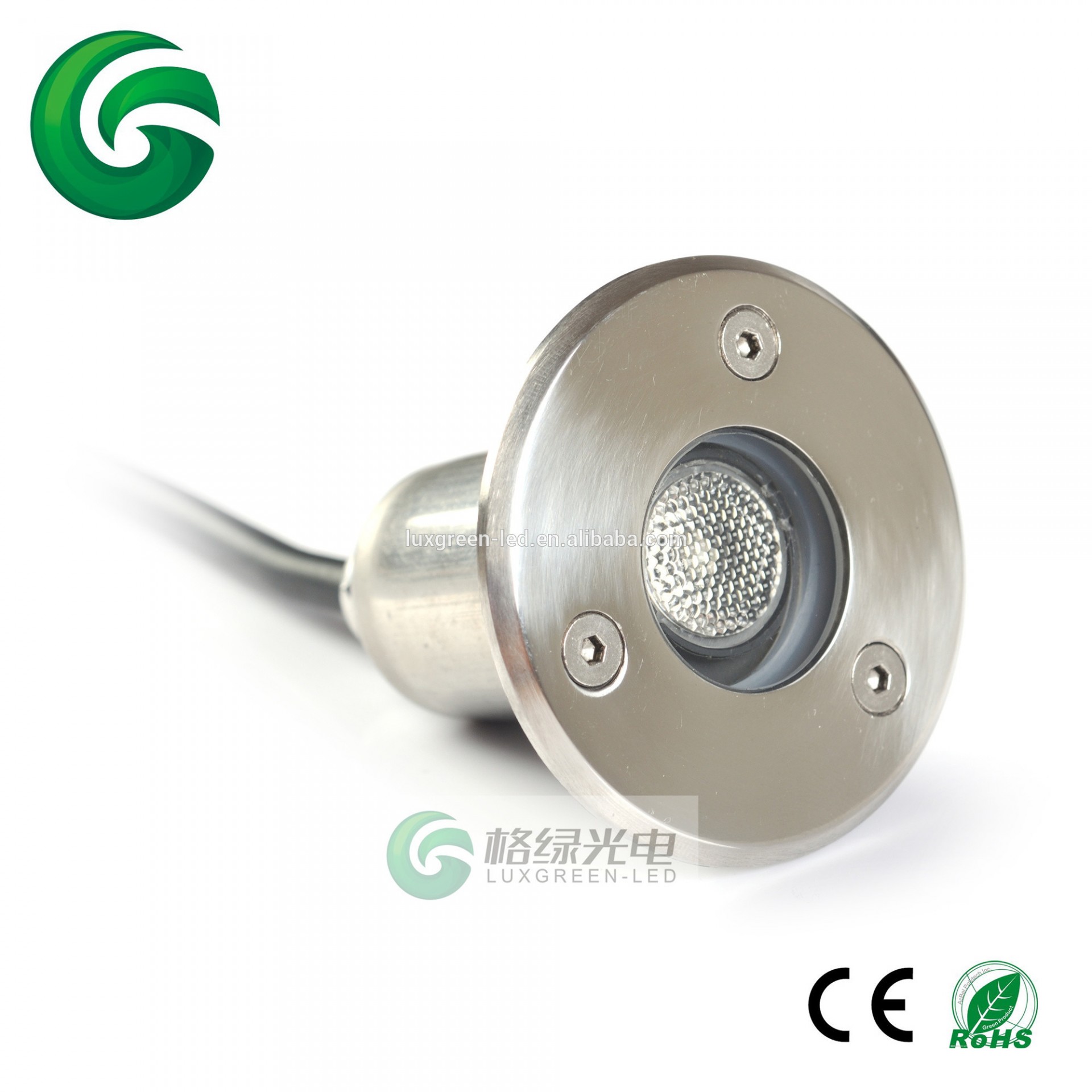 IP67 Round 3w RGB led underground light with 3 years warranty