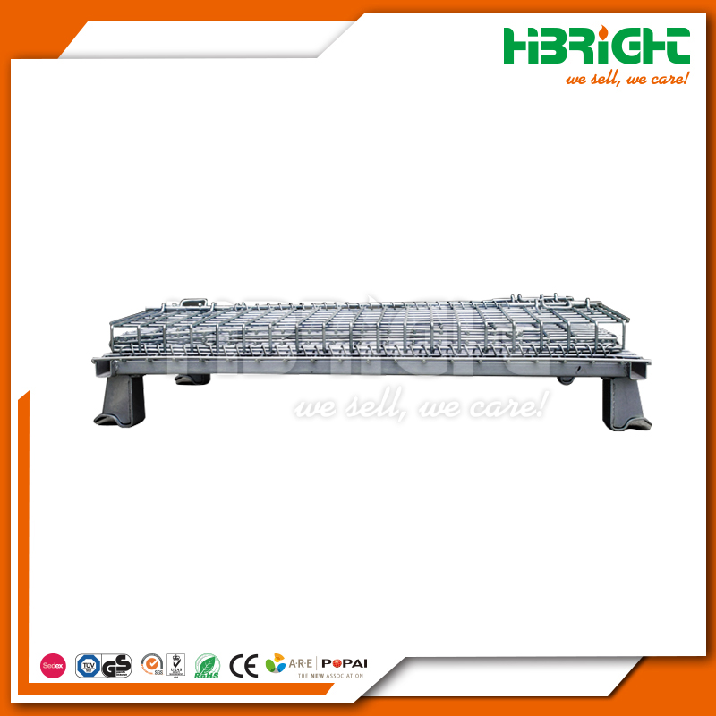 Stackable warehouse storage industrial foldable stacking pallet rack