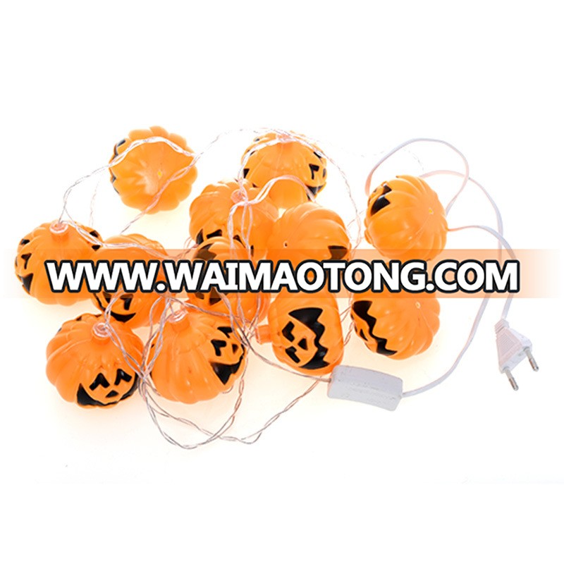 Halloween Pumpkin String Lights with Battery Operated