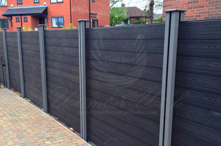 Long lifetime rotproof garden wpc composite fence