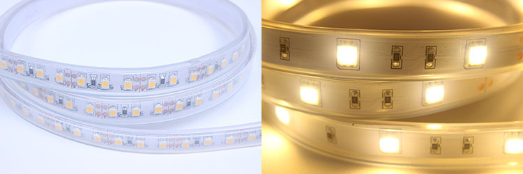 WW NW CW 12V 24V 120D high lumen flexible 2835 led strip for landscape lighting