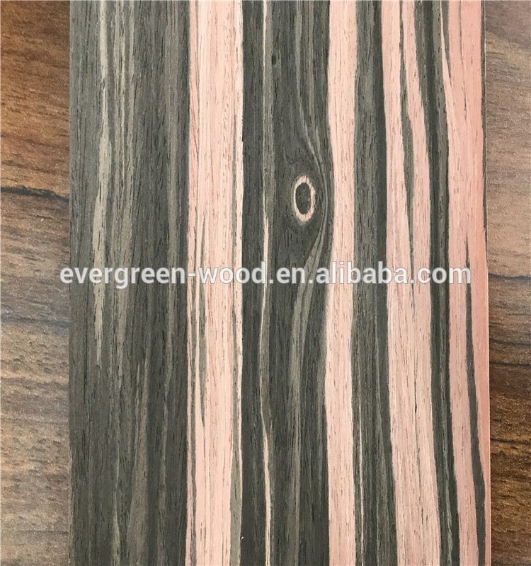 Rotary cut engineered ebony veneer