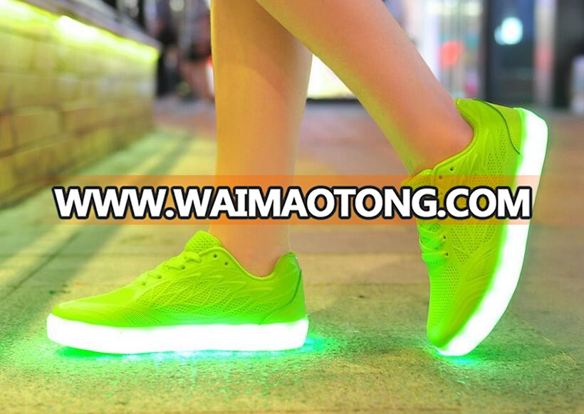 New Led Shoes Casual women Luminous Comfortable USB charging light 7 Colors glowing shoes