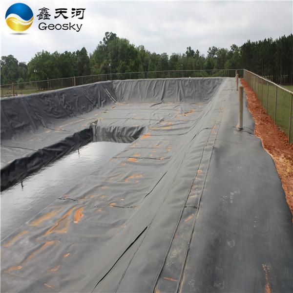 0.5mm  fish farm hdpe geomembrane / shrimp pond liner / fish tank liner