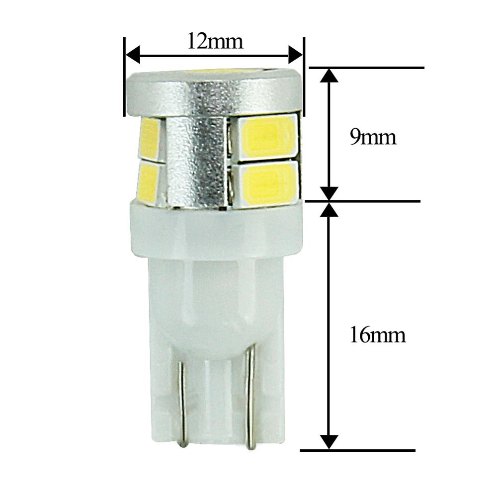 T10 Wide voltage super brightness 194 168 w5w LED T10 5630 8SMD, used in all cars