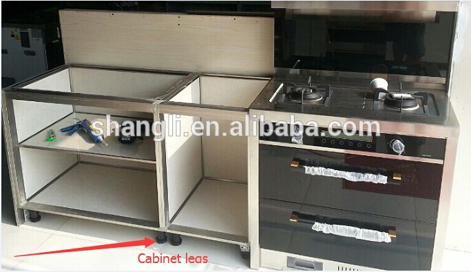 adjustable plastic cabinet legs