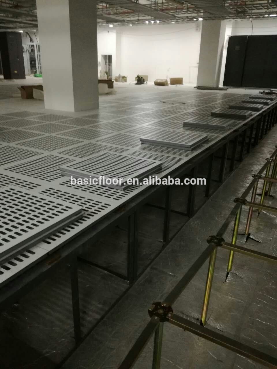 Sell well new type anti-static steel panel perforated raised floor