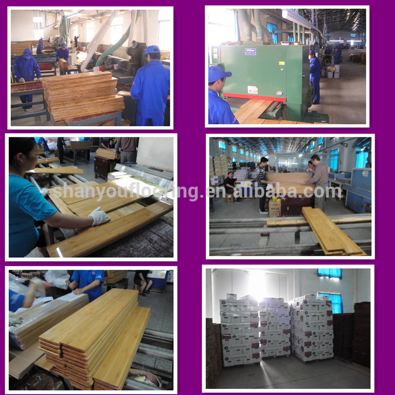 UV finished flooring bamboo flooring making machine made in china